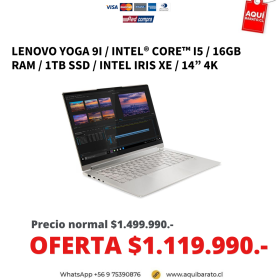 Lenovo Yoga Intel CORE I5 14" 4K