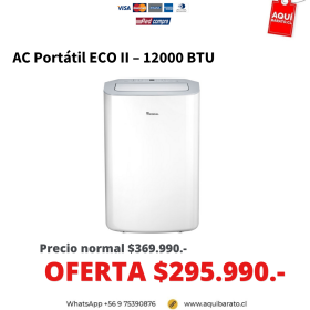 Aire acondicionado Portátil ECO12000BTU