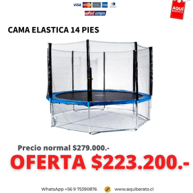 Cama Elástica 14 pies