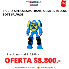 Figura Articulada Transformer Rescue Bots Salvage