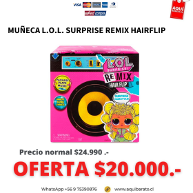 Muñeca LOL Surprise Remix Hairflip
