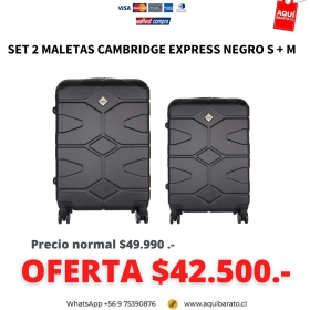 Set 2 Maletas CAMBRIDGE Express S+M