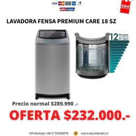 Lavadora FENSA Premium Care 18 SZ