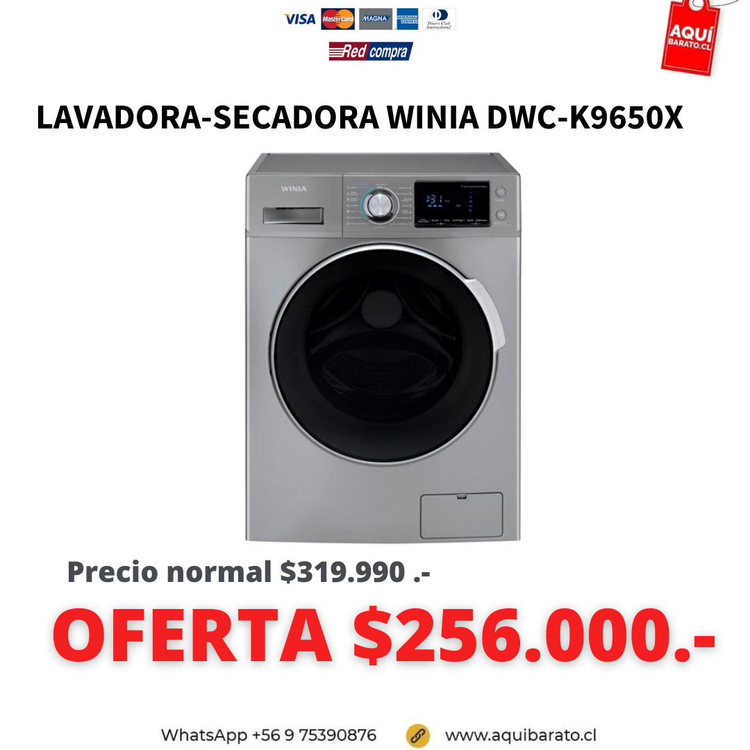 Lavadora Secadora WINIA DWC-K9650 X