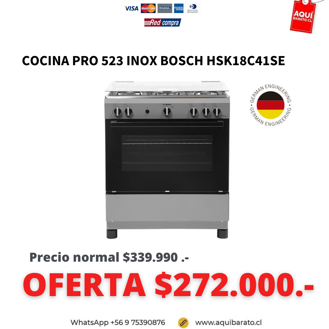 Cocina PRO 523 Inox BOSCH