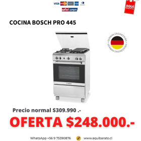 Cocina BOSCH PRO 445