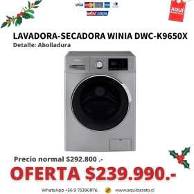 Lavadora-Secadora WINIA DWC-K9650