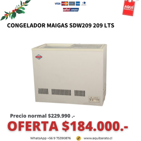 Congelador MAIGAS 209 LT