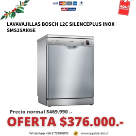 Lavavajillas BOSCH 12C Inox